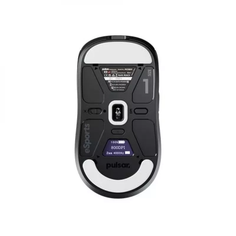 Rato USB ótico sem fios X2 V3/ES SIZE1 preto PX23ES11 Pulsar