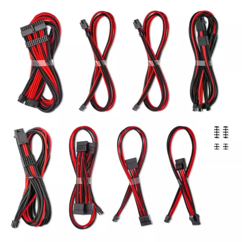 Conjunto Dual StealthSense para Corsair RMi, RMx vermelho