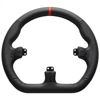 Asetek SimSports GT Rim - Closed D, couro - preto
