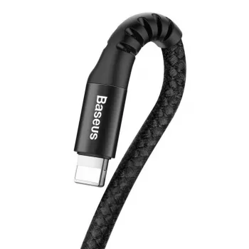 Cabo espiral Baseus Lightning 1m 2A (preto)