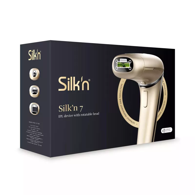 Depiladora Silk'n IPL 7 remoção de pelos dourado SEV1PE1CC001