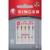 Agulhas de máquina de costura SINGER Universal ASST 5PK — tamanhos mistos para tecidos