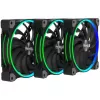 Ventoinha de caixa EKL Wing Boost 3 ARGB 140 mm — pack de 3
