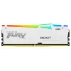 Kingston FURY Beast RGB KF552C40BWAK2-16 DDR5-5200 16GB (2x8GB) kit, CL40, branco