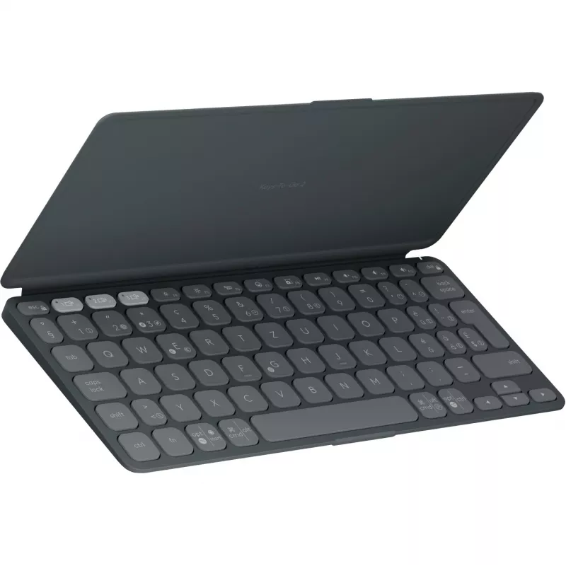 Logitech Keys-To-Go 2 - Teclado - com placa de cobertura integrada