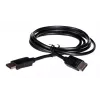 Cabo DisplayPort SAVIO CL-136, ficha DisplayPort–ficha, 2 m, DP 1.2, contactos dourados, preto