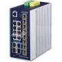 Switch gerido PLANET IP30 Industrial L3 8 portas