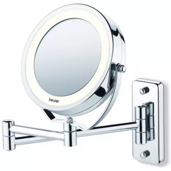 Espelho de maquilhagem iluminado Beurer BS59 diâmetro 11 cm prateado
