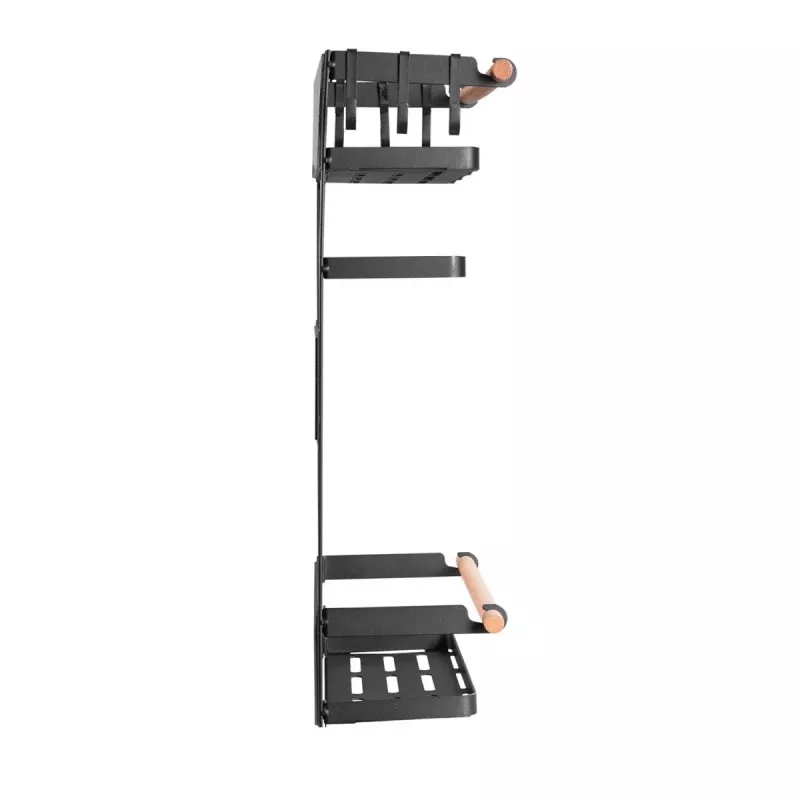 Maclean MC-910 prateleira magnética para frigorífico/máquina de lavar, preto