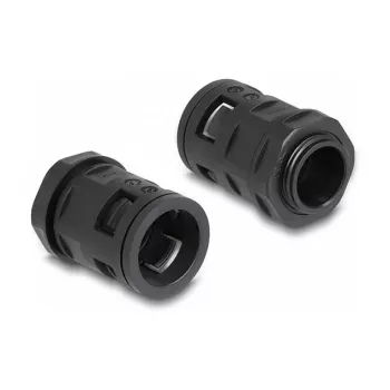 Revestimento para cabos DeLOCK 60465 preto plástico 21,2 mm 2 m