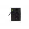 UPS Line-Interactive DIGITUS, 800VA/480W 12V/9Ah X1 bateria, 2x tomada CEE 7/7, RJ-11, LCD (DN-170064-LCD)