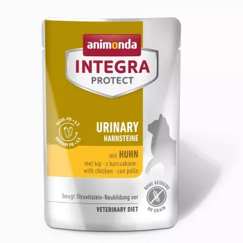 Alimento húmido para gatos animonda Integra Protect Urinary Struvit com frango 85 g saqueta, 80 % humidade, 7,5 % proteína