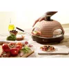 Máquina de pizzas Emerio PO-115985 4 pizzas 900 W preto laranja