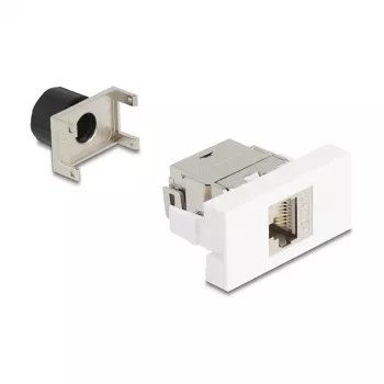 Módulo RJ45 DELOCK 90906 Cat.6A 180° sem ferramentas