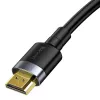 Cabo adaptador Baseus Cafule 4KHDMI macho para 4KHDMI macho 2m preto