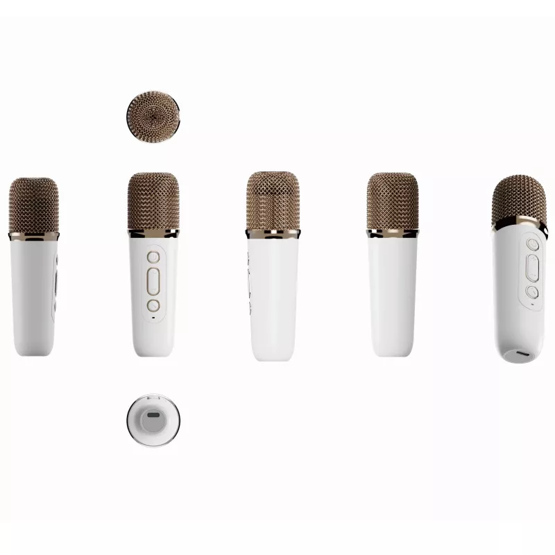 EXTRALINK SMART projetor CINEMA&KARAOKE IMS360 1920X1080P ANDROID 13 projetor para filmes, jogos e música COM 2 MICROFONES branco 300 lúmenes LCD