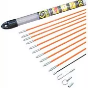 Conjunto de acessórios para guia de cabos, c.k tools T5440, 7 peças incluindo cabeça de guia flexível e adaptadores