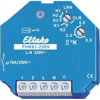 Relé de aquecimento/arrefecimento Eltako FHK61-230V (MPN 30100045) para sistemas de 230 V