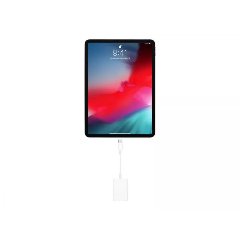 Leitor de cartões Apple MW653ZM/A USB 2.0 Type-C branco compatível com SD