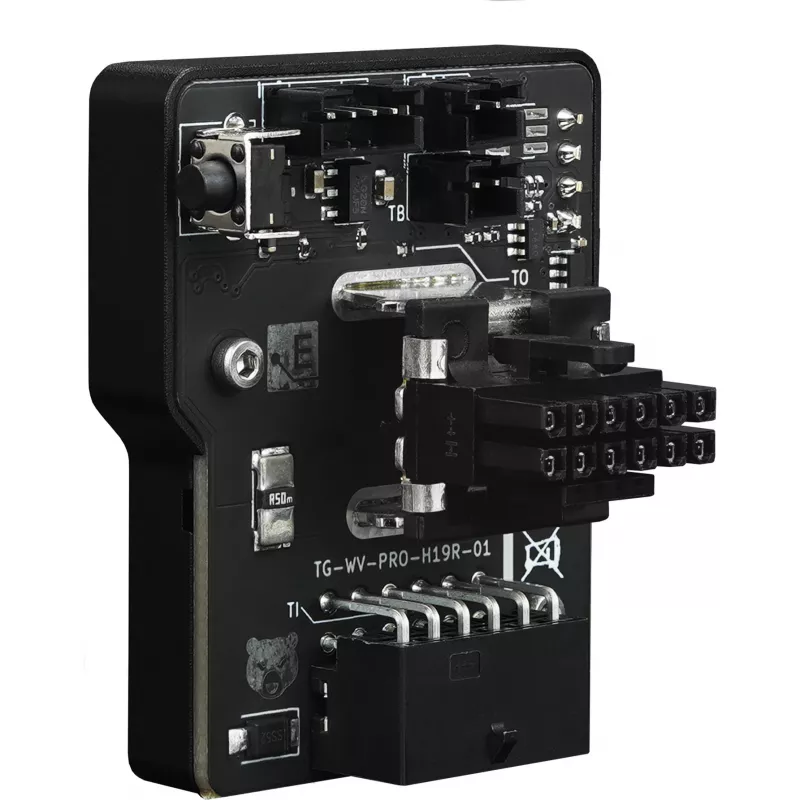 Thermal Grizzly 90° WireView Pro Reverse – medidor de potência para GPU, 12VHPWR (TG-WV-90-P-H1R)