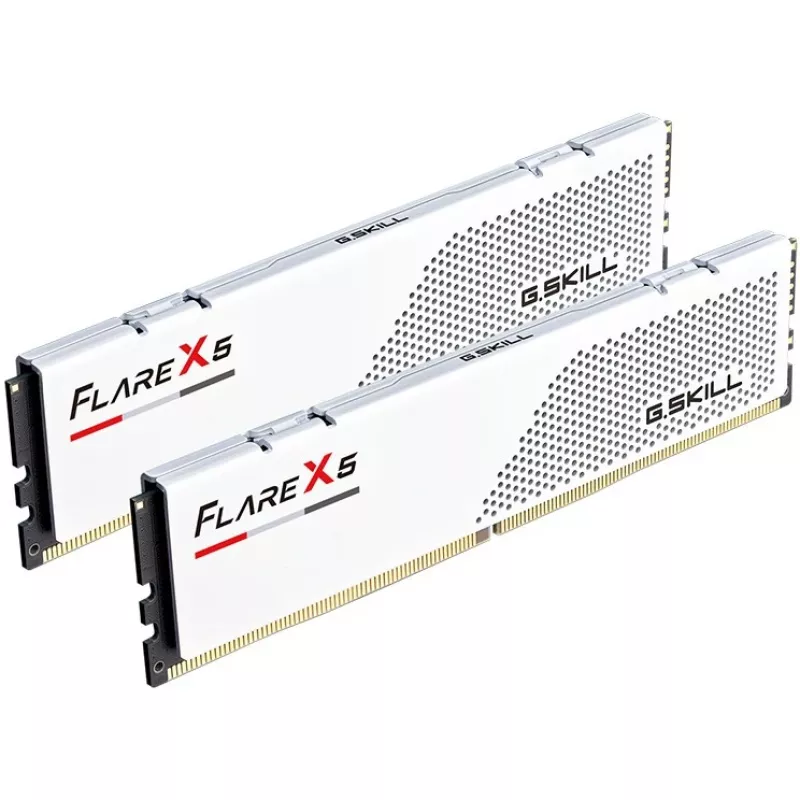 G.Skill Flare X5 F5-6000J2836G32GX2-FX5W, 64 GB, 2 x 32 GB, DDR5, 6000 MHz, 288-... - G.Skill Flare X5 F5-6000J2836G32GX2-FX5W. Componente para: PC