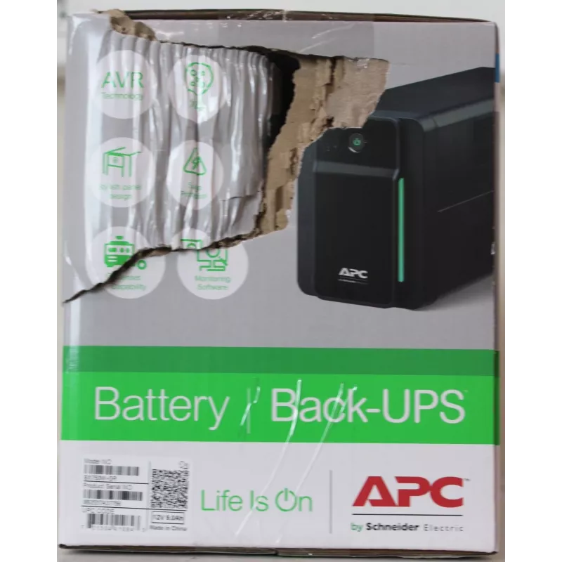 Unidade de alimentação ininterrupta Schneider Electric APC Back-UPS BX750MI-GR — 750 VA, 410 W, Line-Interactive, bateria incorporada