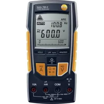 Testo multímetro digital TRMS AC+DC 600 VAC 600 VDC 10 ADC (TESTO 760-2)