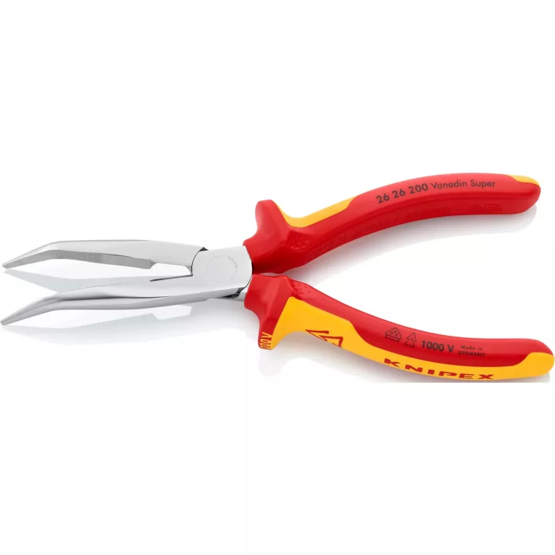 ALICATE ISOLADO KNIPEX 1000V CURVO ALONGADO 200mm