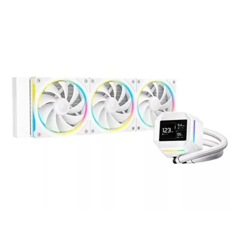 Conjunto de refrigeração líquida para processador DeepCool LM360 WH 12 cm Branco 1 unid.