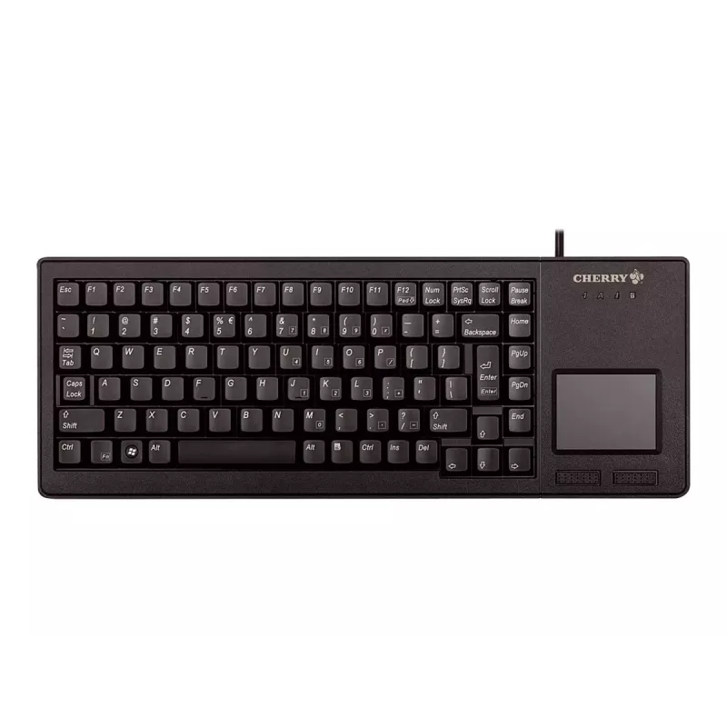 Teclado universal com touchpad CHERRY XS USB QWERTZ alemão preto