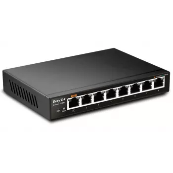 Switch gerido DrayTek VigorSwitch G1080 Gigabit de 8 portas