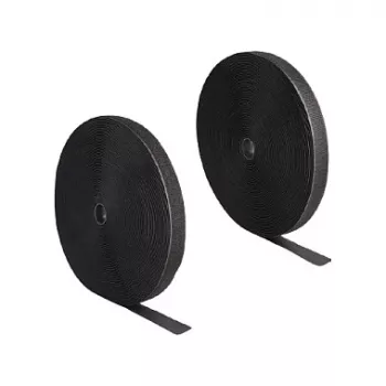 Fita de velcro heavy-duty DeLOCK 25 m x 25 mm preta