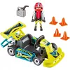 Figura de brinquedo PLAYMOBIL Go-Kart Racer mala de armazenamento