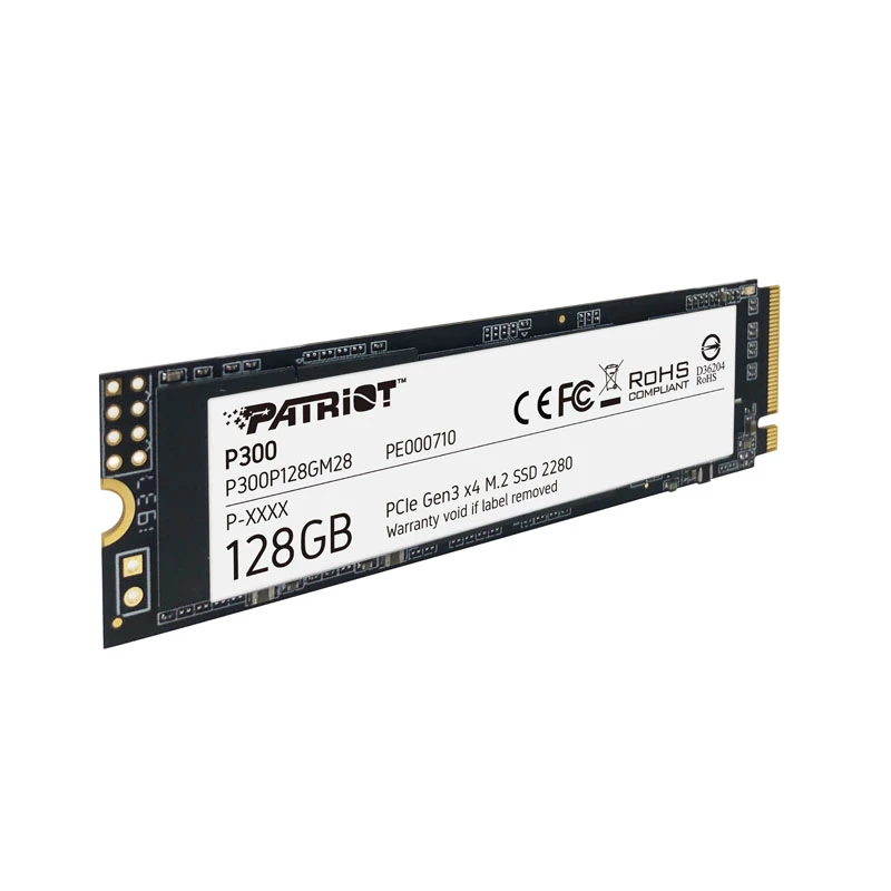 Unidade de estado sólido interna Patriot Memory P300P128GM28 M.2 128 GB PCI Express NVMe