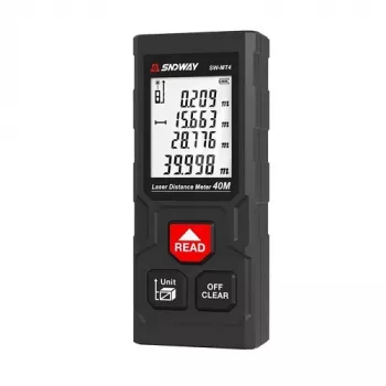 Medidor de distância a laser SNDWAY SW-MT4 — medidor de distância a laser compacto, alcance 40 m, design compacto