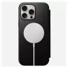 Capa tipo carteira para telemóvel Nomad NM01675785 para telemóveis Apple, compatível com até 17,5 cm (6,9 polegadas), preta, 3 compartimentos para cartões, suporte de mesa