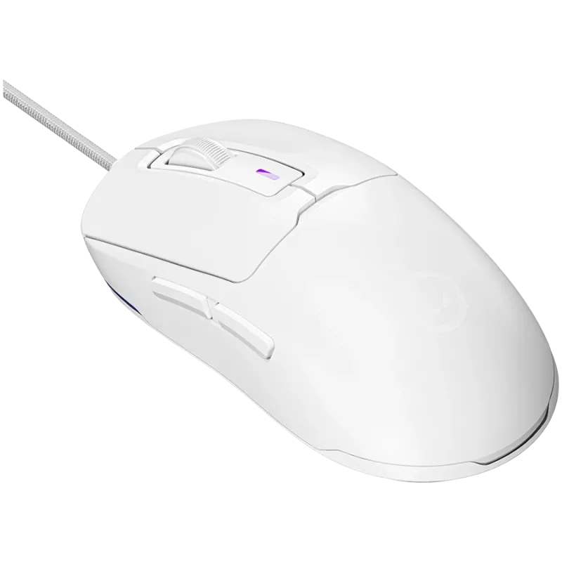 LORGAR MSA10, rato gaming Ultralight com fio Advanced, branco