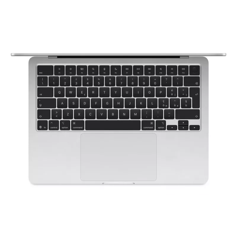 Apple MacBook Air 13 (2025), 16 GB, 512 GB, M4 (10-CPU/10-GPU), prateado, fonte de alimentação 35W Dual USB-C Port, alemão, MW0X3D/A