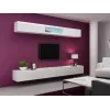 Cama conjunto de armários de sala VIGO 12 branco/branco brilhante
