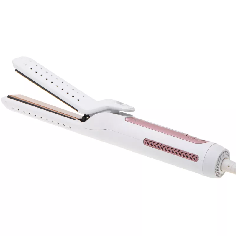 Prancha de cabelo Adler AD 2326 com aquecimento cerâmico, regulável 140–220 °C, 120 W, branco