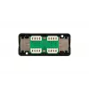 Tomada Extralink CAT6 UTP, conector pass-through, preto