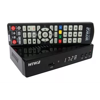 Recetor de TV WIWA H.265 MAXX — sintonizador digital DVB-T / DVB-T2 com suporte H.265 (HEVC)