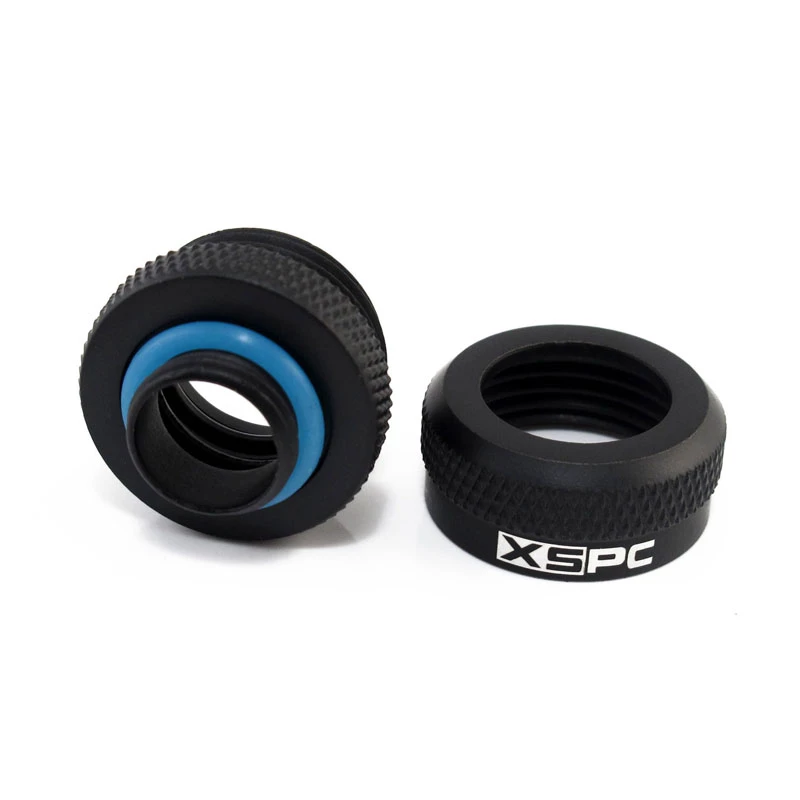 Conector XSPC G1/4 para tubo rígido de 14 mm, preto mate - 8 unid.