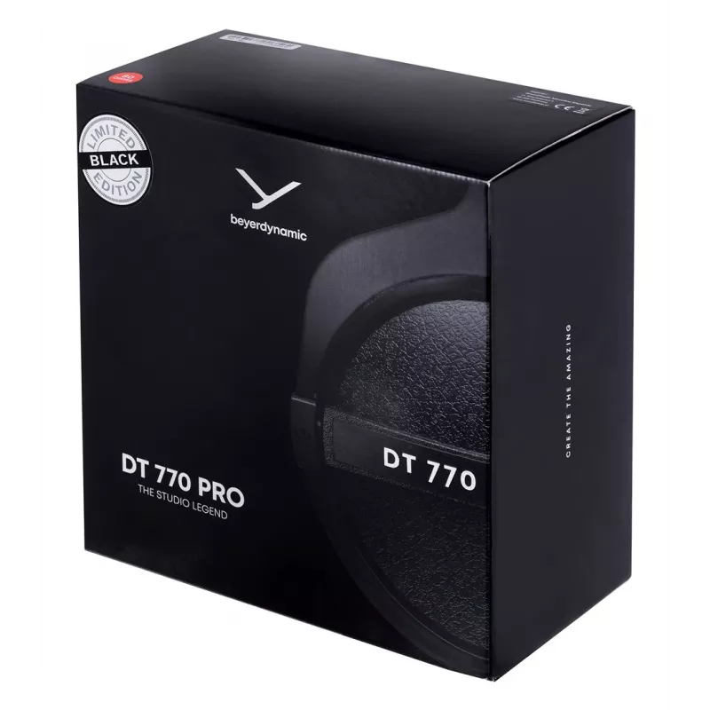 Beyerdynamic DT 770 Pro 80 Ω preto Limited Edition - auscultadores de estúdio fechados