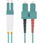 Cabo de patch de fibra ótica helos 50/125µm OM3 LC para SC 15,0 m