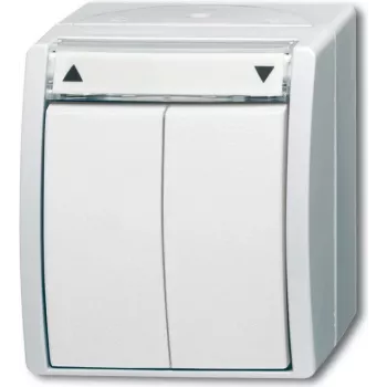 Botão de estore BUSCH-JAEGER 2621/4W-54 ocean alpinweiss IP44 2621/4W-54 (2621/4W-54)