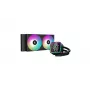 Refrigerador líquido All-in-One para CPU DeepCool R-LD240-BKDMMN-G-1 240mm RGB, 2 ventoinhas de 120mm, PWM, tubos de 41cm, radiador de alumínio