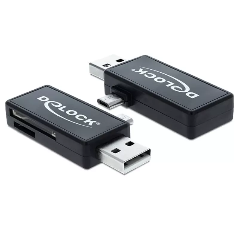 Leitor de cartões DeLOCK 91731 USB 2.0 preto