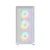 Caixa de PC Montech X5M (W) Micro Tower, branco — Micro-ATX/Mini-ITX, suporta fontes de alimentação ATX, 3 ventoinhas de 120 mm à frente, 1 de 120 mm atrás, 2 baías de 3,5 polegadas, 4 baías de 2,5 polegadas