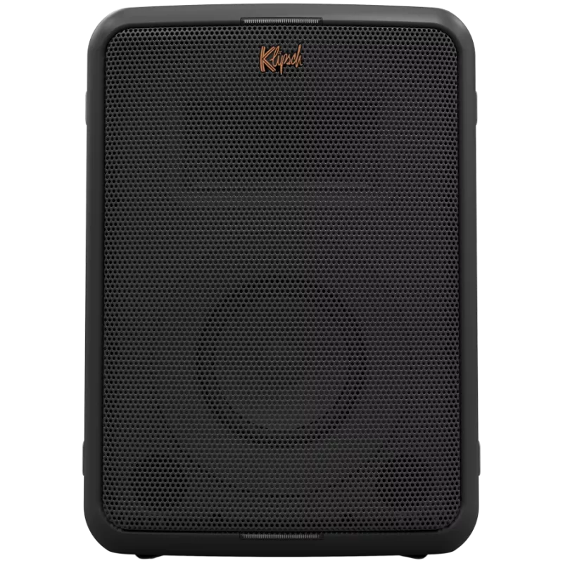 Altifalante de festa KLIPSCH Vegas — com fios e sem fios, woofer 13,3 cm, 49–20000 Hz, 95 dB, alimentado por bateria, preto